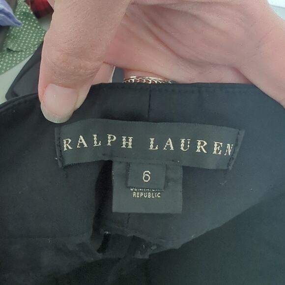 Ralph Lauren Black Label Pants Womens 6 Trouser 29x28 Zip Ankle Classy Dressy - Picture 10 of 11